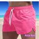 Herren Boardshorts Badeshorts Badehose Schwimmshorts Bademode Tasche Kordelzug Gerade geschnitten Glatt Schnelltrocknend Outdoor Täglich Festtage Sport Brautkleider schlicht Schwarz Weiß