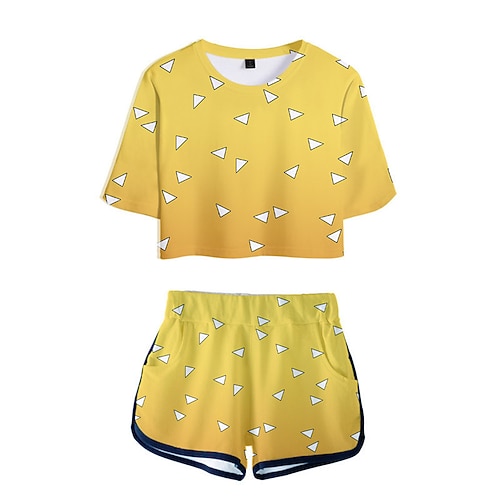 Outfits Anime Cartoon Anime Niedlich Cosplay Harajuku Grafik Kawaii für Damen Erwachsene 3D-Druck für Zurück zur Schule Image