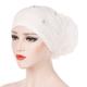 neue frauen haarausfall kappe beanie skullies blume perlen muslimische krebs chemo kappe islamische indische hut abdeckung kopftuch mode mütze