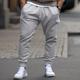 Herren Jogginghose Trainingshose Jogginghose Jogger Hose Hosen Kordelzug Elastische Taille Elastischer Ärmelbund Glatt Komfort Atmungsaktiv Casual Täglich Festtage Sport Modisch Schwarz Rote