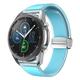 Uhrenarmband für Samsung Galaxy Watch 6/5/4 40/44mm, Galaxy Watch 5 Pro 45mm, Galaxy Watch 4/6 Classic 42/46/43/47mm, Watch 3, Active 2, Gear S3 S2 Silikon Ersatz Gurt Wasserdicht Verstellbar