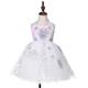 Frozen Prinzessin Elsa Kleid Blumenmädchen Kleid Tüll-Kleider Mädchen Film Cosplay Cosplay Frozen Weißer gefrorener Rock PT318-Gefrorener Rock Kindertag Maskerade Hochzeit kleid hochzeitsgast Kleid