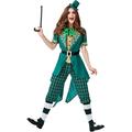 Kleeblatt irisch Cosplay Kostüm Austattungen Erwachsene Damen Cosplay Party Halloween Karneval St. Patrick's Day Einfache Halloween-Kostüme