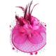 Feder-/Netz-Fascinators Kentucky Derby-Hut/Blumen/Hüte mit Federn/Fell/Blumen 1 Stück Hochzeit/besonderer Anlass/Damentags-Kopfschmuck