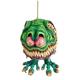 2 Stück Cartoon Big Mouth Monster Auto Anhänger Acryl flache Puppe Modell Wohnkultur Ratte Fink verrückte Maus fahren Statue Halloween Autozubehör