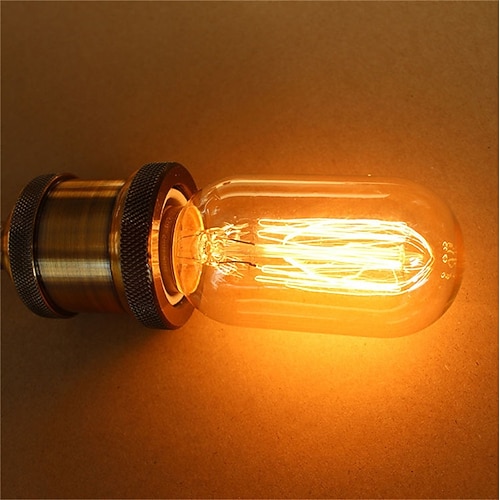 6 stücke dimmbare t45 40 watt e27 warmweiß farbe dekorative retro glühlampe vintage edison glühbirnen ac220-240v Image