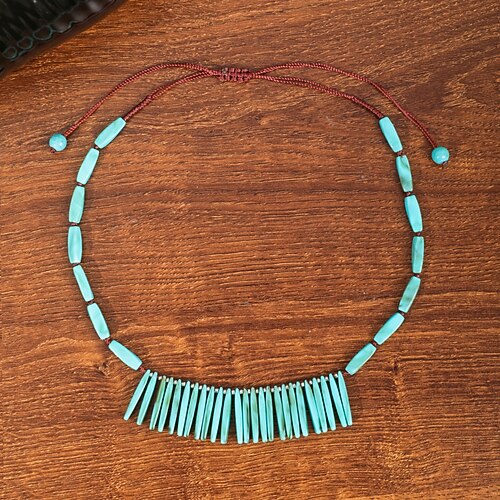Halskette Halskette Retro Vintage Böhmische Boho Kunststoff Für Cosplay Damen Modeschmuck Modeschmuck Image