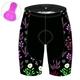 Damen Radlerhose Fahrradhose Fahrradshorts Radhose kurz mit polster Fahhrad Kurze Hose Gepolsterte Shorts / Gämse Race Fit (engangliegende Passform für Rennen) MTB Mountain Rennrad Sport Graphic