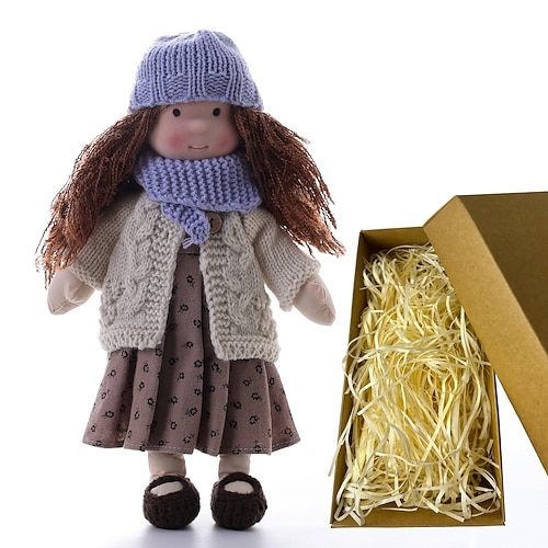 Waldorfdoll Baumwolle Waldorf Puppe Puppen Künstler handgemacht Festival Daumen Waldorf Weihnachtsgeschenk