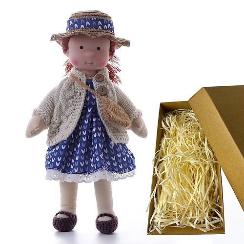 Waldorfdoll Baumwolle Waldorf Puppe Puppen Künstler handgemacht Festival Daumen Waldorf Weihnachtsgeschenk