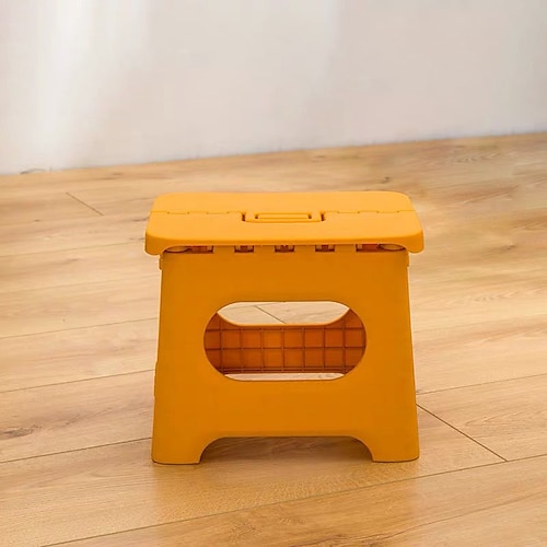 Tragbarer Haushaltsklapphocker im japanischen Stil für Kinder, Kunststoffhocker, Outdoor-Camping, Angelhocker Image