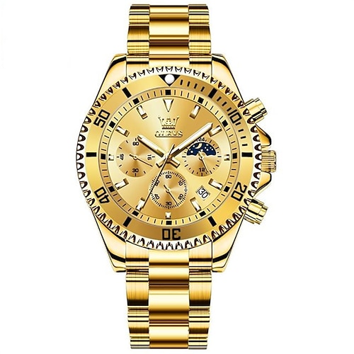 OLEVS 2870 Luxus Herren Uhren Quarz Sport Wasserdicht Top Marken Uhr Datum Chronograph Quarz Herren Armbanduhr