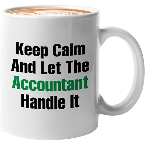 Excel-Kaffeetasse, lustige Geschenke für Frauen und Männer, Freak in the Sheets-Tasse, Geschenke für Chef, CPA, Freund, Kollegen, Buchhalter, weiße Keramik-Bürotasse, 300 ml Image