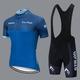 Radtrikot Strava Radtrikot Kurzarm-Set Maillot Ciclismo Uniformes schnell trocknende Radbekleidung MTB-Trikot (Farbe: C4, Größe: L)