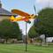 Cub Flugzeug Wetterfahne, 2023 neue Flugzeug Wind Spinner Metall Wetterfahne Windmühle, Upgrade Wetterfahne für Scheunenhof Garten Terrasse Rasen