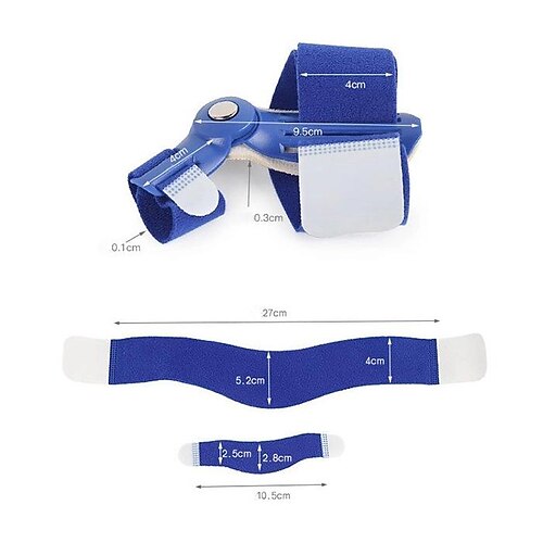 1 Stück Unisex-Glätteisen für große Zehen, verstellbarer Zehenspreizer, Fußkorrektur Image