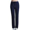 Damen Jogginghose Trainingshose Spandex Glatt Weinrot Violett Aktiv Hoher Taillenbund In voller Länge Outdoor Yoga Herbst Winter