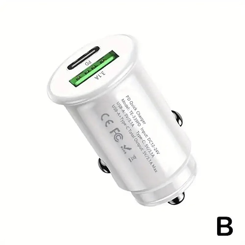 Schnelle Autoladegeräte USB PD Typ C QC 3.0 Steckdosenadapter Schnellladung für 12 V 24 V Auto LKW Boot Wohnmobil Motorrad 12 V/24 V Image
