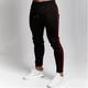 Herren Jogginghose Trainingshose Jogginghose Jogger Kordelzug Seitentaschen Einfarbig Atmungsaktiv Feuchtigkeitsableitung Sportlich Athlässigkeit Fitnessstudio Casual / sportlich Schwarz Rote