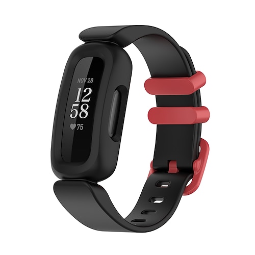 Uhrenarmband für Fitbit Ace 3 Weiches Silikon Ersatz Gurt mit Fall Wasserdicht Verstellbar Armband Image