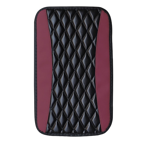 Auto-Mittelkonsolen-Abdeckung, universell passend für Nissan und Ford Fusion, SUV/LKW/Auto, wasserdichte Auto-Armlehne, Sitzkastenabdeckung, Leder, Auto-Armlehnenabdeckung Image