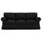 3-Sitzer Sofa-Bezug Baumwollsofa-Bezug mit 3 Kissenbezügen und 3 Rückenlehnenbezügen Ektorp Bezug waschbarer Möbel-Protektor