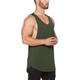 Herren Tank Top Running Sport Top Fitnesshemd Ärmellos Weste / Fahrradweste Sommer Baumwolle Atmungsaktiv Schnelltrocknend Yoga Fitness Laufen Sportbekleidung Sportkleidung Schwarz Weiß Grün