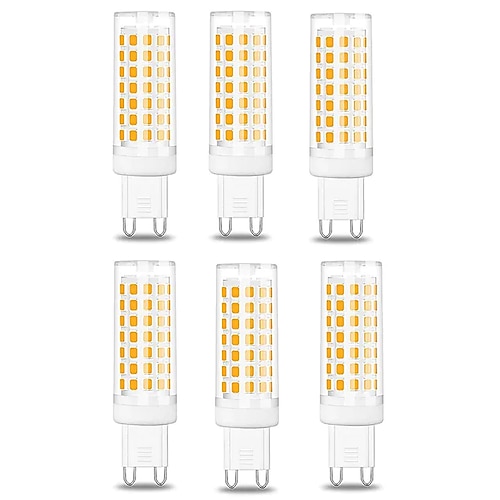6 stücke led-lampe g9 88 led lampe ac 220 v glühbirne smd2835 led-strahler kronleuchter beleuchtung halogenlampe e14 Image