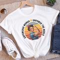 Damen T Shirt 100% Baumwolle Gestreift Buchstabe Täglich Wochenende Schwarz Kurzarm Vintage Modisch Rundhalsausschnitt Black Rosie the Riveter Inspired Shirt Graphic Tee Phenomenal Black Woman