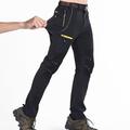 Herren Wanderhose Wanderhosen Arbeitshose Sommer Außen Windundurchlässig Atmungsaktiv Wasserdicht Rasche Trocknung Hosen / Regenhose Unten Schwarz Hell Gray Jagd Angeln Klettern L XL 2XL 3XL 4XL