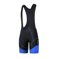 Herren Radhose kurz mit Trägern Bib Shorts 3D gepolsterte Shorts Fahhrad Trägerhose Gepolsterte Shorts / Gämse Semi-Form Fit (weniger enganliegende Passform) MTB Mountain Rennrad Sport Patchwork