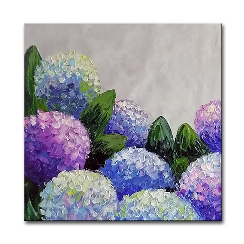 Mintura handgefertigte Blumen-Ölgemälde auf Leinwand, Wandkunst, Dekoration, modernes abstraktes Bild für Wohnkultur, gerolltes, rahmenloses, ungedehntes Gemälde Image