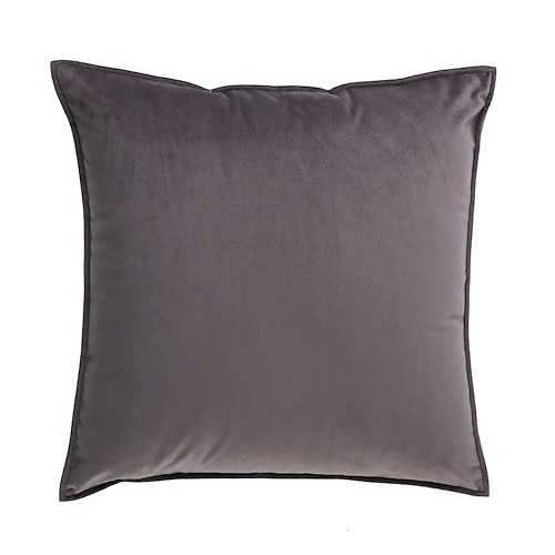 Dekorative Wurfkissen, 1 Stück, luxuriöser Samt, einfarbig, Kissenbezug, Wohnzimmer, Schlafzimmer, Sofa, Kissenbezug, Outdoor-Kissen für Sofa, Couch, Bett, Stuhl, Rosa, Blau, Salbeigrün, Lila Image