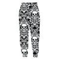 Halloween Schädel/Skelett Jogginghosen Jogginghose Anime Grafik Hosen Für Paar Herren Damen Erwachsene 3D-Druck Party Halloween