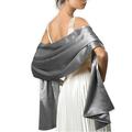 elegante frauen satin seidenschal abendgesellschaft wickel schal braut hochzeit schals