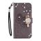 Handy Hülle Handyhüllen Für Samsung Galaxy S24 S23 S22 S21 S20 Plus Ultra A73 A53 A33 A72 A52 A42 S25 Ultra mit Halterung Strass Kreditkartenfächer Tier PU-Leder