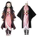 Inspiriert von Dämonentöter: Kimetsu no Yaiba Kamado Nezuko Anime Cosplay Kostüme Japanisch Cosplay-Anzüge Mantel Unterwäsche Knieschützer Für Damen / Seil / Schärpe / Band / Seil / Schärpe / Band