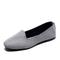 Damen Flache Schuhe Ballerina Übergrössen Weiche Schuhe Gehen Feste Farbe Flacher Absatz Runde Zehe Brautkleider schlicht Komfort Minimalismus PU Wein Schwarz Rote
