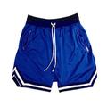 Herren Basketball-Shorts Kurze Sporthose Sport Shorts Sport Basketball Laufen Bequem Kordelzug Elastische Taille Farbblock Knielänge Gymnastik Sportkleidung Schwarz Weiß Mikro-elastisch