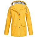 Damen Regenjacke wasserdichte Wanderjacke Hoodiejacke Outdoor winddicht atmungsaktiv schnell trocknend schweißableitend leichte Oberbekleidung Trenchcoat Windjacke Parka Jagd Angeln Klettern