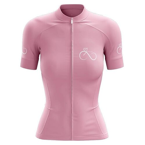 Damen Radtrikot Grafik Lustig Kurzarm Fahhrad Trikot Oberteil mit 3 Gesäßtaschen Mountainbike MTB Straßenradsport Schnelltrocknend Reflektierende Streifen Rückentasche Feuchtigkeitsableitend Sport Image