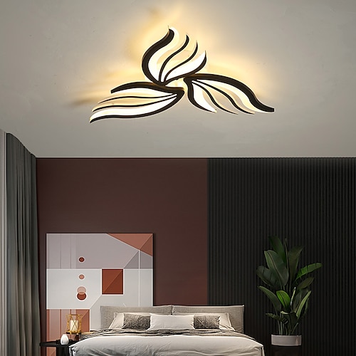 deckenleuchten dimmbar cluster design deckenleuchten kunststoff künstlerisch stil modern stil neuheit schwarz led modern 110-240 v Image