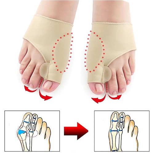2 teile/para zehenseparator hallux valgus bunion corrector hammer zehenglätter fußschmerzlinderung orthopädische pediküre werkzeuge fußpflege