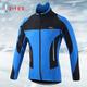 Arsuxeo Herren Fahrradjacke Radjacke Windschutz Fleecejacke Winter warm halten Windundurchlässig Fleece-Futter Atmungsaktiv Fahhrad Jacke MTB Mountain Rennrad Radfahren in der Stadt Blau Orange Rote