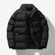 Herren puffer jacket Gepolstert Zip Tasche Büro Karriere Verabredung Casual Draussen Bequem Sport Winter Glatt Schwarz Weiß Rosa Königliches Blau Pufferjacke