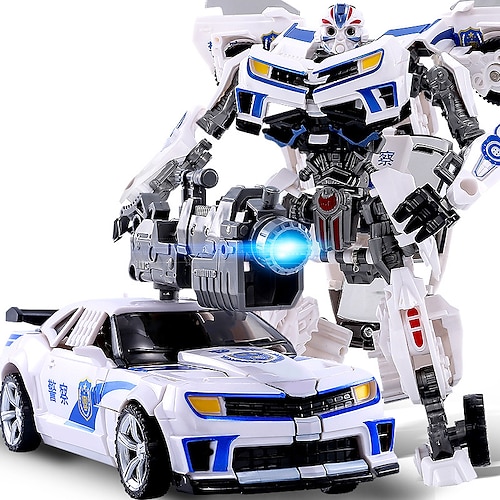 20 cm Verwandlungsspielzeug, Anime-Roboter, Auto, Actionfigur, Kunststoff, ABS, cooler Film, Flugzeugtechnik, Modell, Kinder, Jungen, Geschenk