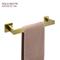 Badezimmer-Accessoires-Set Edelstahl bestehend aus Einzelhandtuchhalter Toilettenpapierhalter Kleiderhaken und Handtuchregal Wandmontage golden 1 oder 3 oder 4 Stck