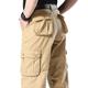 Herren Cargohose Cargohosen Cargohose Wanderhose 6 Tasche Glatt Komfort Atmungsaktiv Outdoor Täglich Ausgehen 100% Baumwolle Modisch Brautkleider schlicht Graues Grün Armee-Gelb Mikro-elastisch