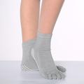 Yoga-Fünf-Finger-Socken für Damen, reine Baumwolle, rutschfeste Socken, professionelle Indoor-Sportsocken, Yoga-Damensocken, für den Schulanfang, für Studenten