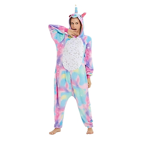 Karnevalskostüm 2026 Tier Kaninchen Hase Karneval Kigurumi-Pyjamas Ausgefallene Kostüme Nachtwäsche Warm Lustiges Kostüm Bequem Teenager Erwachsene Unisex Männer und Frauen Weihnachten Halloween Image